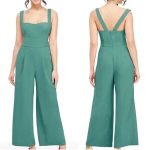 Gal‎ Meets Glam Nicole Wide Leg Jumpsuit Square Neck Sleeveless Size 4
